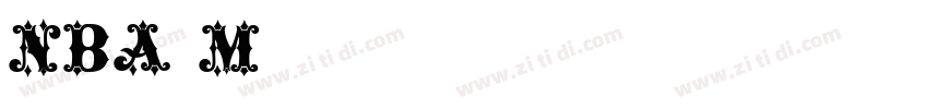 NBA Mavericks字体转换